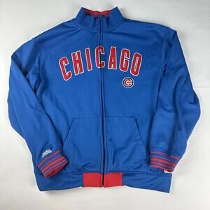 Chicago Cubs Stitches Size XL Athletic Gear Stitched Hoodie/Bull‎ Pen Jacket